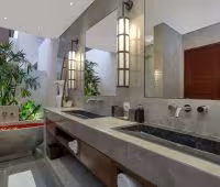 Villa Tangram, Master-Badezimmer